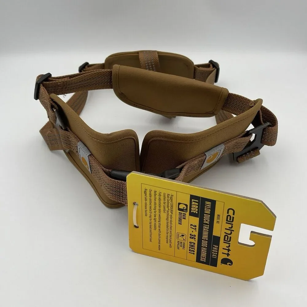 NEW Carhartt PH0341 Nylon Duck Training Dog Harness Size Large 27